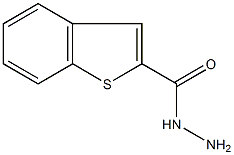 苯并[b]噻吩-2-羧基肼结构式