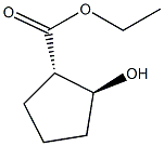 (1S,2S)-反-2-羟基环戊羧酸乙酯结构式
