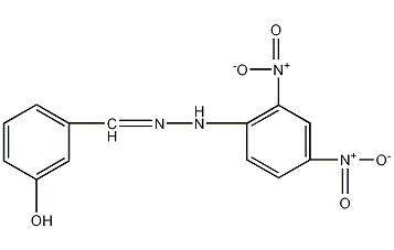 3-羟基苯甲醛-2,4-二硝基苯结构式