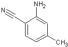 2-氨基-4-甲基苯甲腈结构式