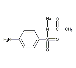 磺胺甲基嘧啶钠结构式