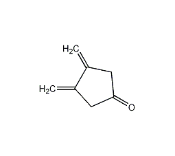 3,4-双亚甲基环戊酮结构式