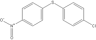 4-氯-4'-硝基二苯基硫结构式