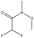 2,2-二氟-N-甲氧-N-甲基乙酰胺结构式