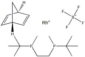 (S,S)-1,2-Bis[(tert-butyl)methylphosphino]ethane[eta-(2,5-norbornadiene)]rhodium(I) Tetrafluoroborat