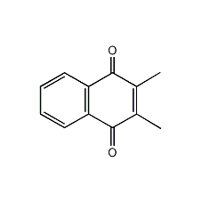 (Z)-2,3-二甲基-1,4-萘醌结构式