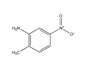 2-甲基-5-硝基苯胺结构式