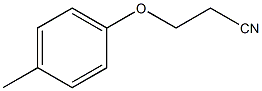 2-甲苯氧基乙基氰结构式