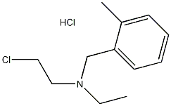 N-(2-乙基氯)-N-乙基-2-甲基苯胺结构式