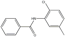 2'-氯-5'-甲基苯酰替苯胺结构式