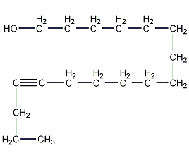 13-十七炔-1-醇结构式