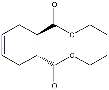 反-4-环己烯-1,2-二甲酸二乙酯结构式