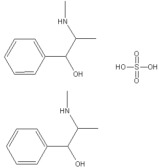硫酸麻黄碱结构式