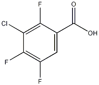 2,4,5-三氟-3-氯苯结构式