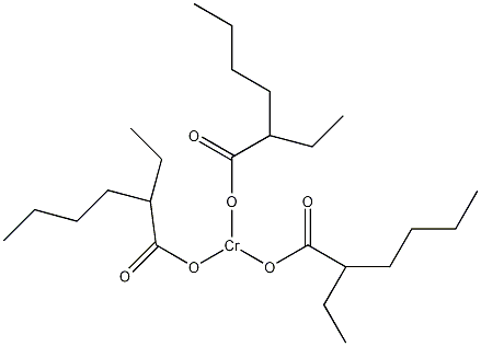 2-乙基己酸铬(3+)结构式
