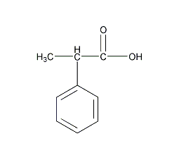 (R)-2-苯基丙酸结构式