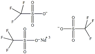 三氟甲烷磺酸钕结构式