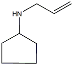 N-烯丙基环戊基胺结构式