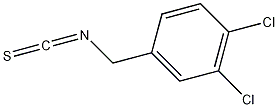 3,4-二氯苯甲基异硫氰酸酯结构式