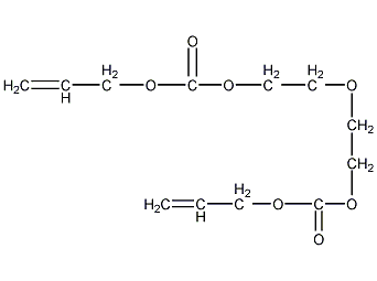 烯丙基二甘醇二碳酸酯结构式