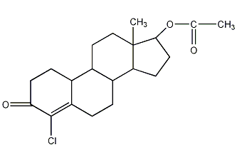 4氯-19-去甲睾酮醋酸结构式