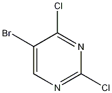 5-溴-2,4-二氯嘧啶结构式