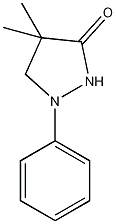 4-二甲基-1-苯-3-吡唑酮结构式