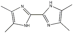 2,2'-双(4,5-二甲基咪唑)结构式