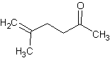 5-甲基-5-己烯-2-酮结构式