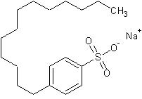 十三烷基苯磺酸钠结构式