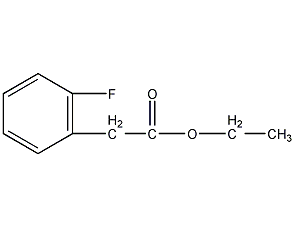 邻氟苯基乙酸乙酯结构式