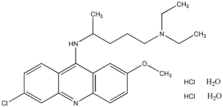 Quinacrine dihydrochloride dihydrate