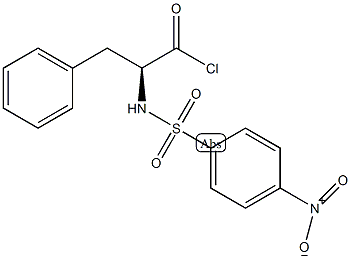 N-(4-硝基苯己亚磺酰基)-L-苯丙氨氯结构式