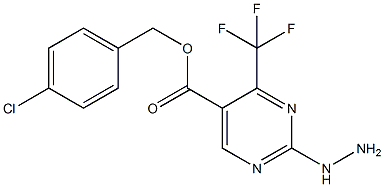 FLC 5-(4-Chlorobenzyloxycarbonyl)-4-(trifluoromethyl)pyrimidin-2-yl Hydrazine