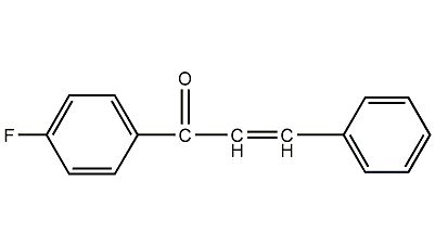 4-氟查尔酮结构式