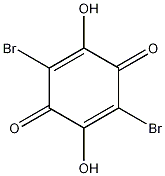 2,5-二溴-3,6-二羟对苯醌结构式