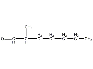 2-甲基庚醛结构式