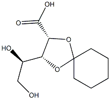 2,3-亚环己基-D-核酸γ-内酯结构式