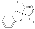 茚满-2,2-二羧酸结构式