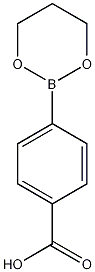 2-(4-羧苯基)-1,3,2-二氧杂硼烷结构式