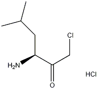 L-亮氨酸氯甲基酮盐酸盐结构式