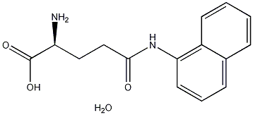 L-谷氨酰-1-萘胺一水结构式