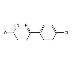 2,3,4,5-四氢- 6(4-氯苯基)-3(H)-哒嗪酮结构式