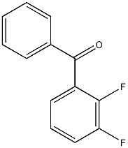 2,3-二氟苯并苯酮结构式