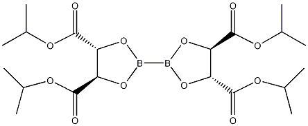 双(二异丙苯-L-酒石酸二醇)二硼结构式