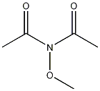 N-甲氧基二乙酰基胺结构式