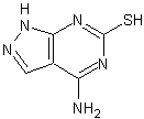 4-Amino-6-mercaptopyrazolo[3,4-d]pyrimidine