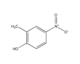 4-硝基邻甲酚结构式