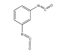 间苯二异氰酸酯结构式