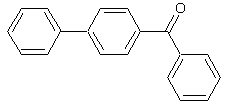 4-苯基二苯酮结构式